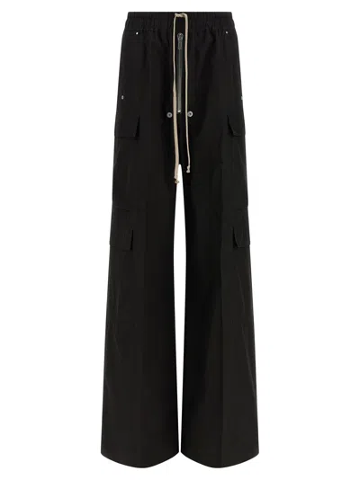 Rick Owens Cargo Pants In Black