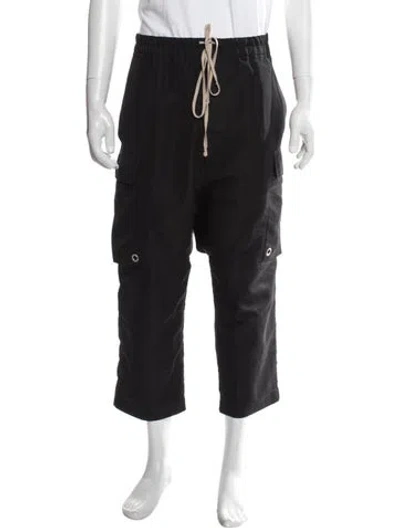 Pre-owned Rick Owens Cargo Pants In Black