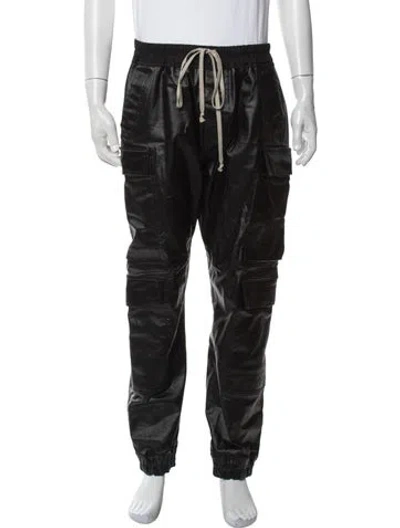 Pre-owned Rick Owens Cargo Pants In Black