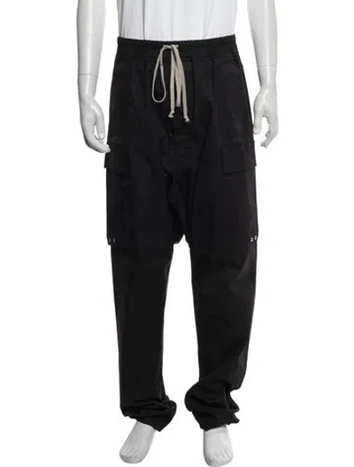 Pre-owned Rick Owens Cargo Pants In Black