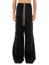 Rick Owens Black Cargo Pants