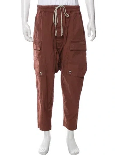 Pre-owned Rick Owens Cargo Pants In Brown