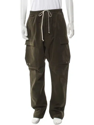 Pre-owned Rick Owens Cargo Pants In Green