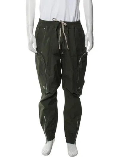 Pre-owned Rick Owens Cargo Pants In Green