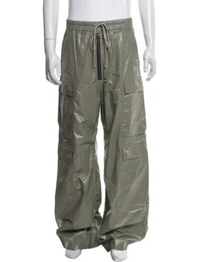 Pre-owned Rick Owens Cargo Pants In Green