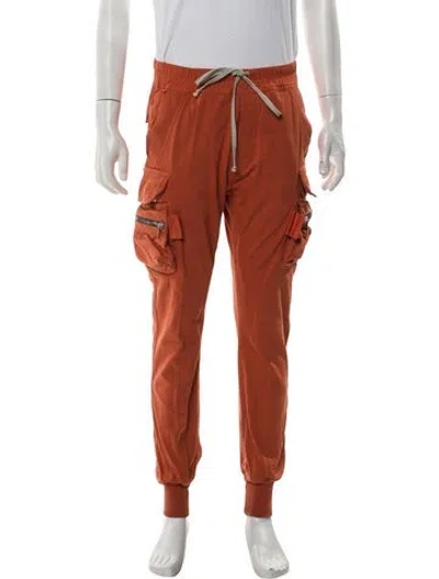 Pre-owned Rick Owens Cargo Pants In Orange