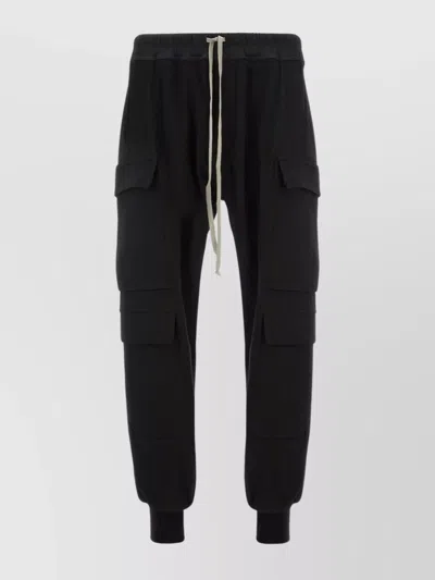 Rick Owens 'cargo Pocket Megacargo' Joggers In Black