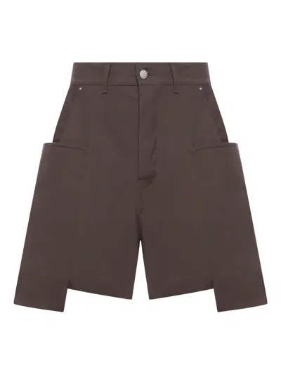 RICK OWENS CARGO-POCKET SHORTS