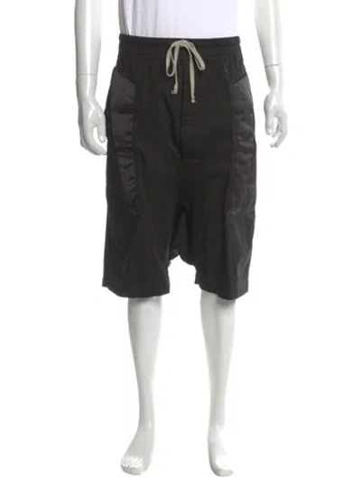 Pre-owned Rick Owens Cargo Shorts In Black