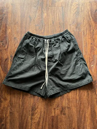 Pre-owned Rick Owens Cargo Shorts Mens 30-34 Black Cyclops S/s 16 (size 32)