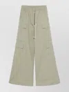 Rick Owens Cargo Trousers Drawstring In Green