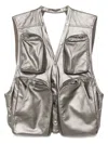 Rick Owens Cargo Vest Jacket In Grey