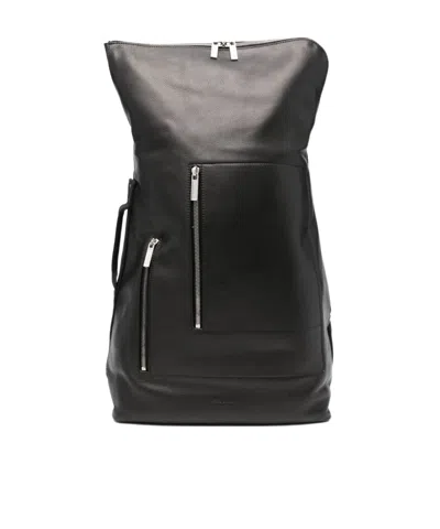 Rick Owens Cargo Zip-fastening Leather Backpack