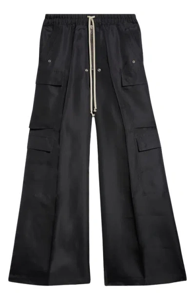 Rick Owens Cargobela Cargo Pants In Black