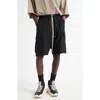 Rick Owens Black Porterville Cargobela Shorts In Black