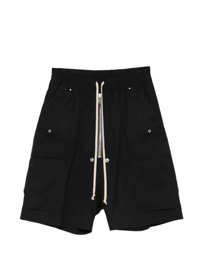 Rick Owens Cargobela Shorts In Black
