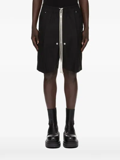 Rick Owens Cargobela Shorts In Black