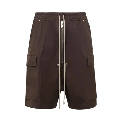Pre-owned Rick Owens Cargobela Shorts 'darkdust' | Brown | Men's Size 50