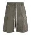 Rick Owens Cargobela Shorts In Gray
