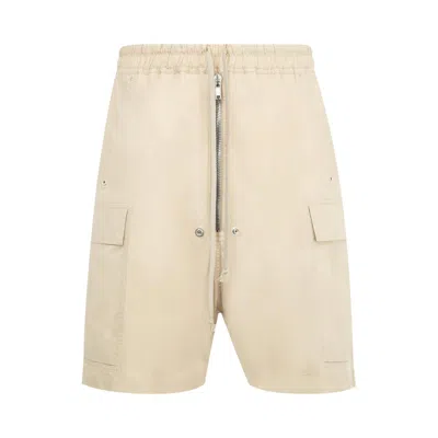 Pre-owned Rick Owens Cargobela Shorts 'sand' | Tan | Men's Size 50 In Brown