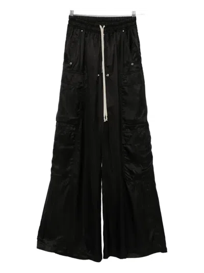 Rick Owens Cargobelas Cargo Jacket In Black