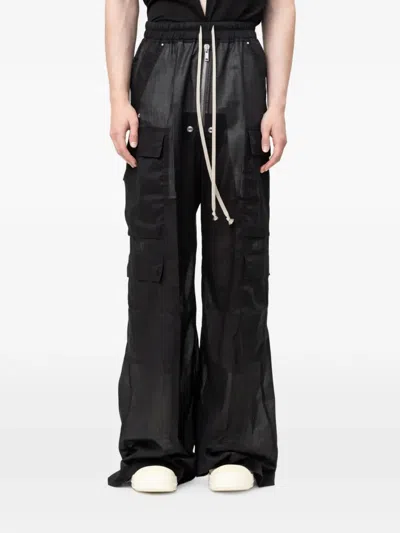 Rick Owens Cargobelas Cargo Pants In Black