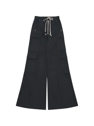Rick Owens Cargobelas Cargo Pants In Black