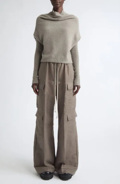 Rick Owens Cargobelas Cargo Pants In Dust