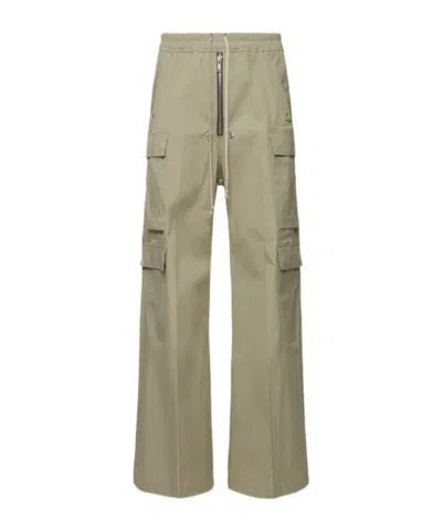 Rick Owens Cargobelas Cotton Pants In Brown