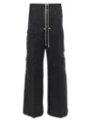Rick Owens Cargobelas Wool Drill Pants In Black