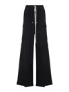 Rick Owens Wide-leg Trousers With Flap Pockets In Black