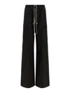 Rick Owens Cargobelas Drawstring Elasticated Trousers In Black