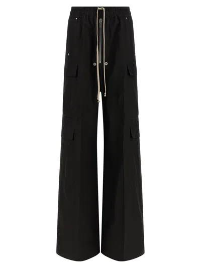 Rick Owens Cargo Pants In Black