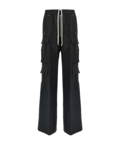 RICK OWENS RICK OWENS DRAWSTRING WIDE LEG PANTS