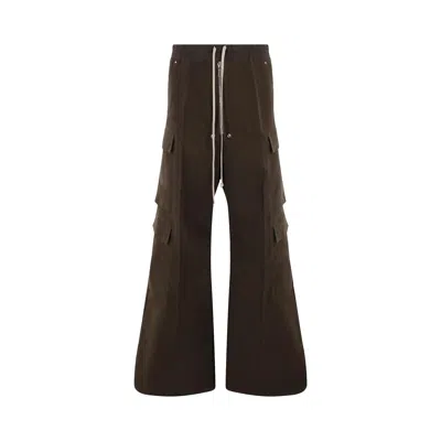 Pre-owned Rick Owens Cargobelas Pants 'forest' | Brown | Men's Size 46