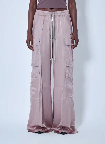 Rick Owens Cargobelas Pants In Animal Print