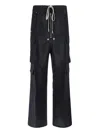 Rick Owens Wide-leg Trousers With High Waist And Utility Pockets
