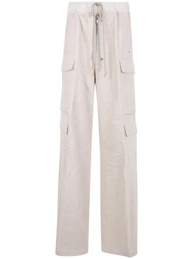 Rick Owens "cargobelas" Trousers In Neutral