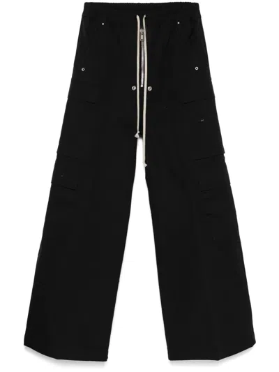 Rick Owens Cargobelas Trousers In Black