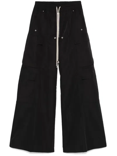 RICK OWENS CARGOBELAS TROUSERS,RU01E5339.FT 09 BLACK