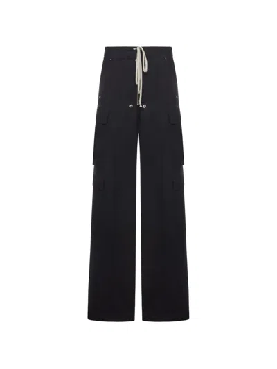 Rick Owens Cargobelas Trousers In Black