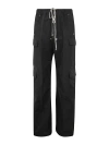 Rick Owens Straight Cut Shorts Buttoned Front Back Pocket In Black
