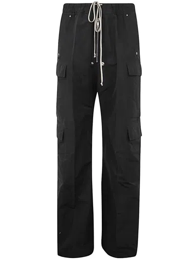 Rick Owens Cargobelas Trousers Clothing In Black
