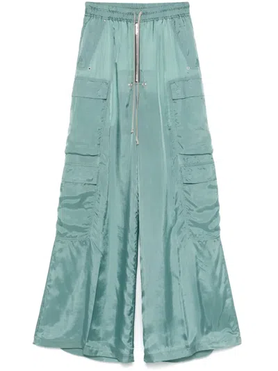Rick Owens Cargobelas Trousers In Green