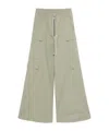 Rick Owens Cargo Trousers Drawstring In Nude