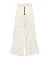 Rick Owens Cargobelas Cargo Pants In White