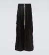 Rick Owens Cargobelas Twill Cargo Pants In Black