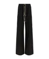 Rick Owens Cargobelas Drawstring Elasticated Trousers In Black