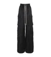 Rick Owens Cargobelas Wide-leg Trousers In Black
