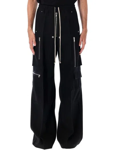 RICK OWENS RICK OWENS CARGOBELAS WOOL DRILL PANTS